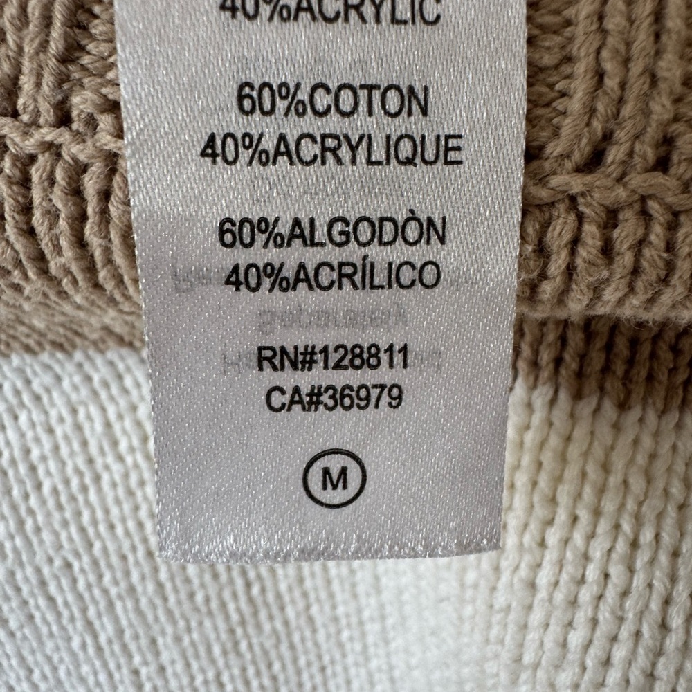 Beach Riot Anthropologie Callie colorblock checkered stripe oversized sweater - Picture 7 of 9